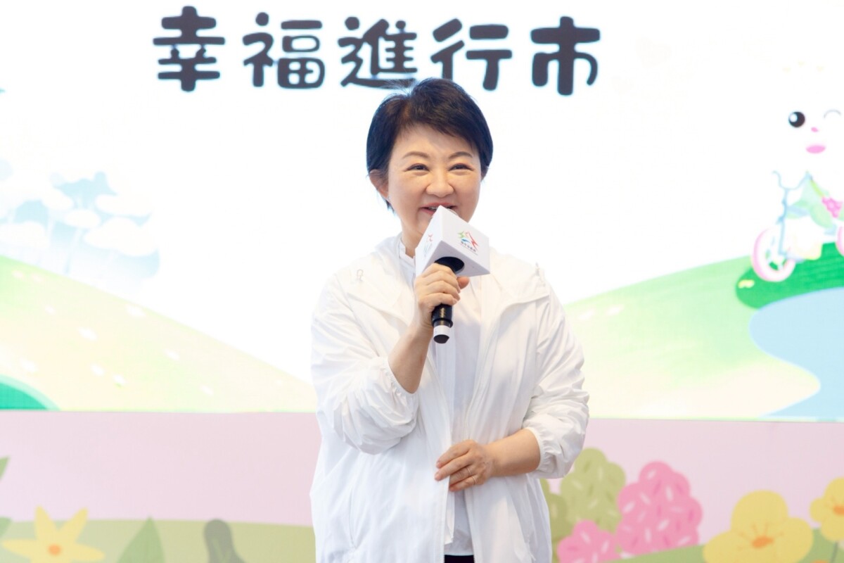 ▲盧秀燕：甲安埔育兒拼圖完成、讓孩子得到最好的照顧。(圖/記者顏淑娟翻攝)