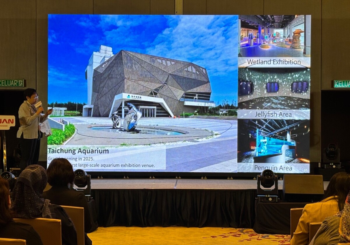 ▲吉隆坡推廣會向馬來西亞旅遊業者宣傳台中觀光。(圖/中市府提供)