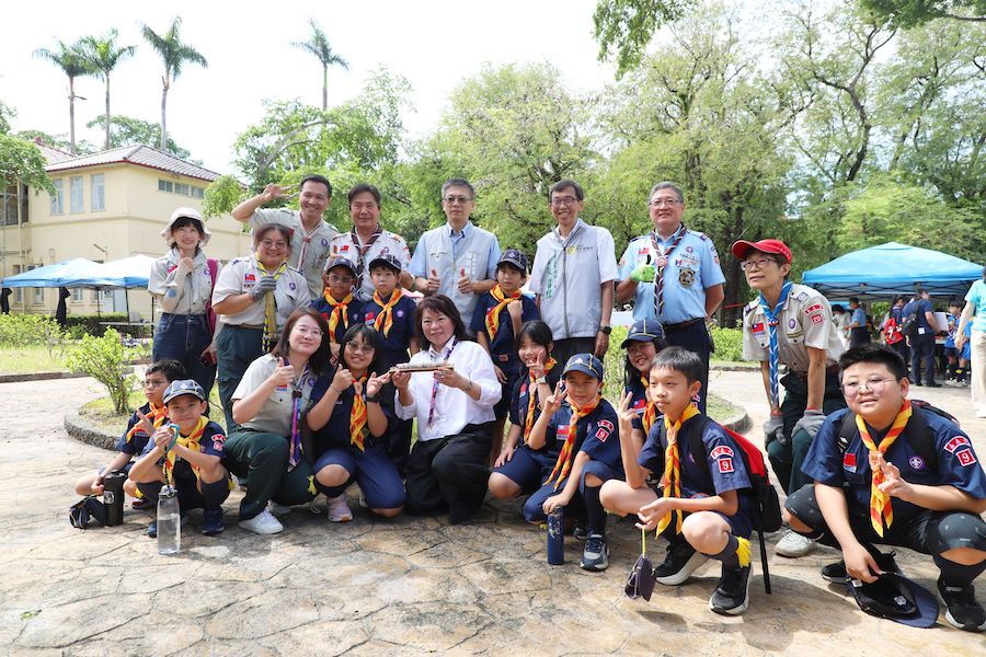嘉市童軍聚農試所學習食農與水保　親近土地、關懷自然打造幸福城市