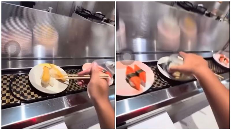 爭鮮爆食安風波！員工打烊後惡搞壽司畫面瘋傳　公司將追究法律責任
