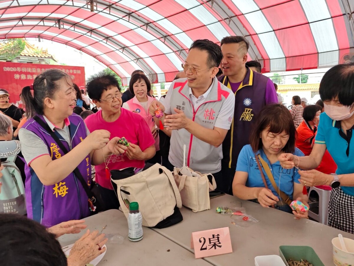 神農大帝聖誕香包嘉年華登場　蘇俊賓攜親子體驗中草藥文化