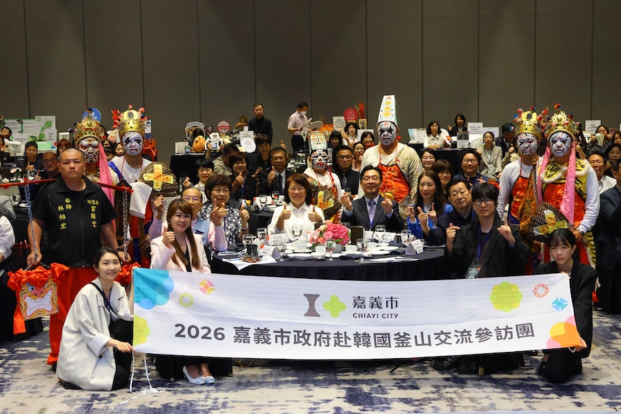 勇媽市長黃敏惠帶領「嘉義隊」到韓國拚國際觀光客來嘉旅遊，已吸引韓國旅遊業界高度關注。（圖/嘉義市政府提供）