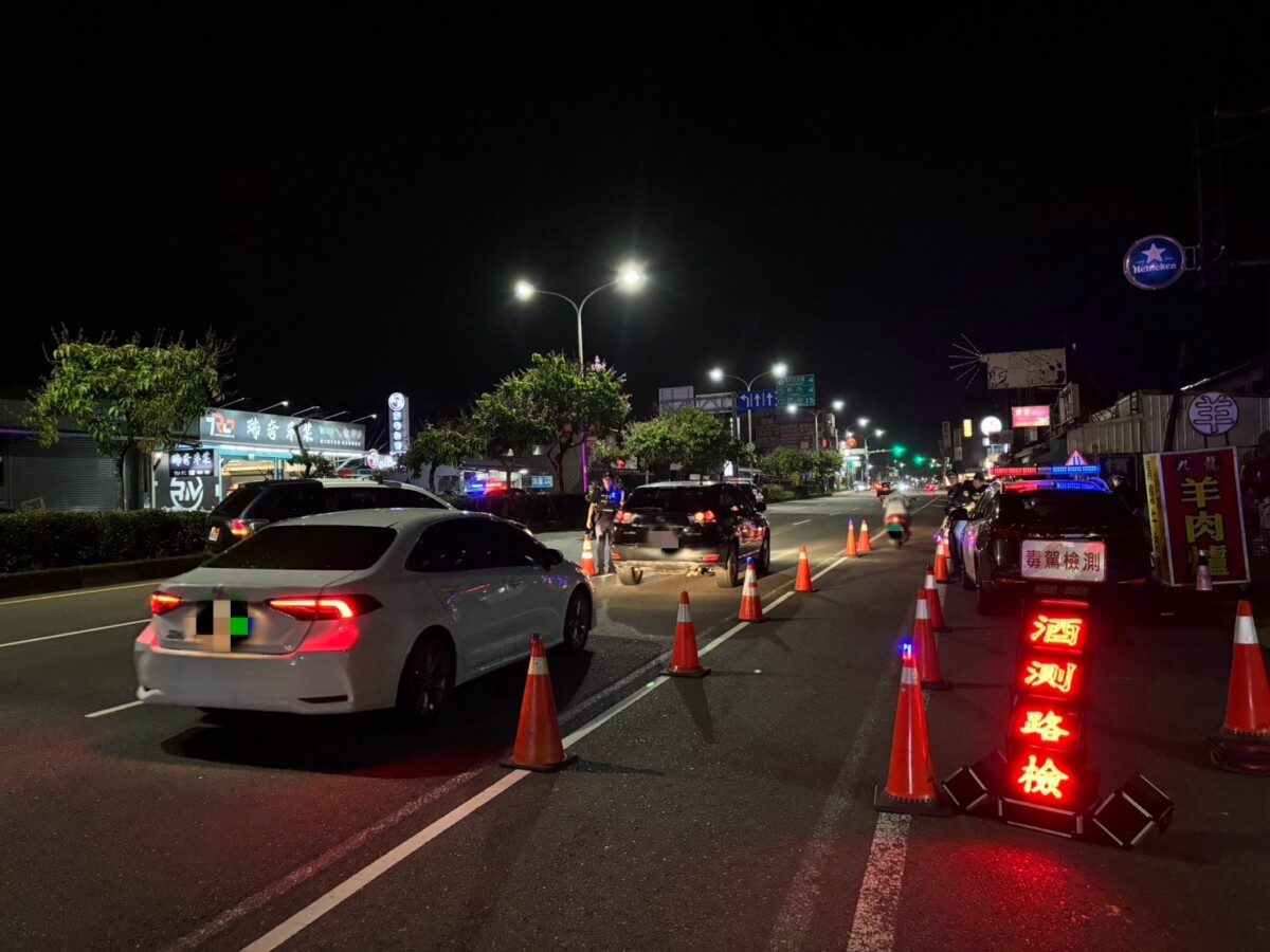 雲林警全力掃蕩毒駕專案　查獲5件展現零容忍鐵腕執法