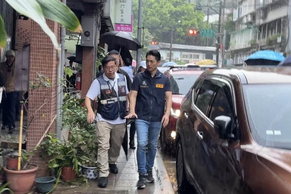 內湖豪雨釀積淹水災情　蔣萬安視察承諾補助從優辦理