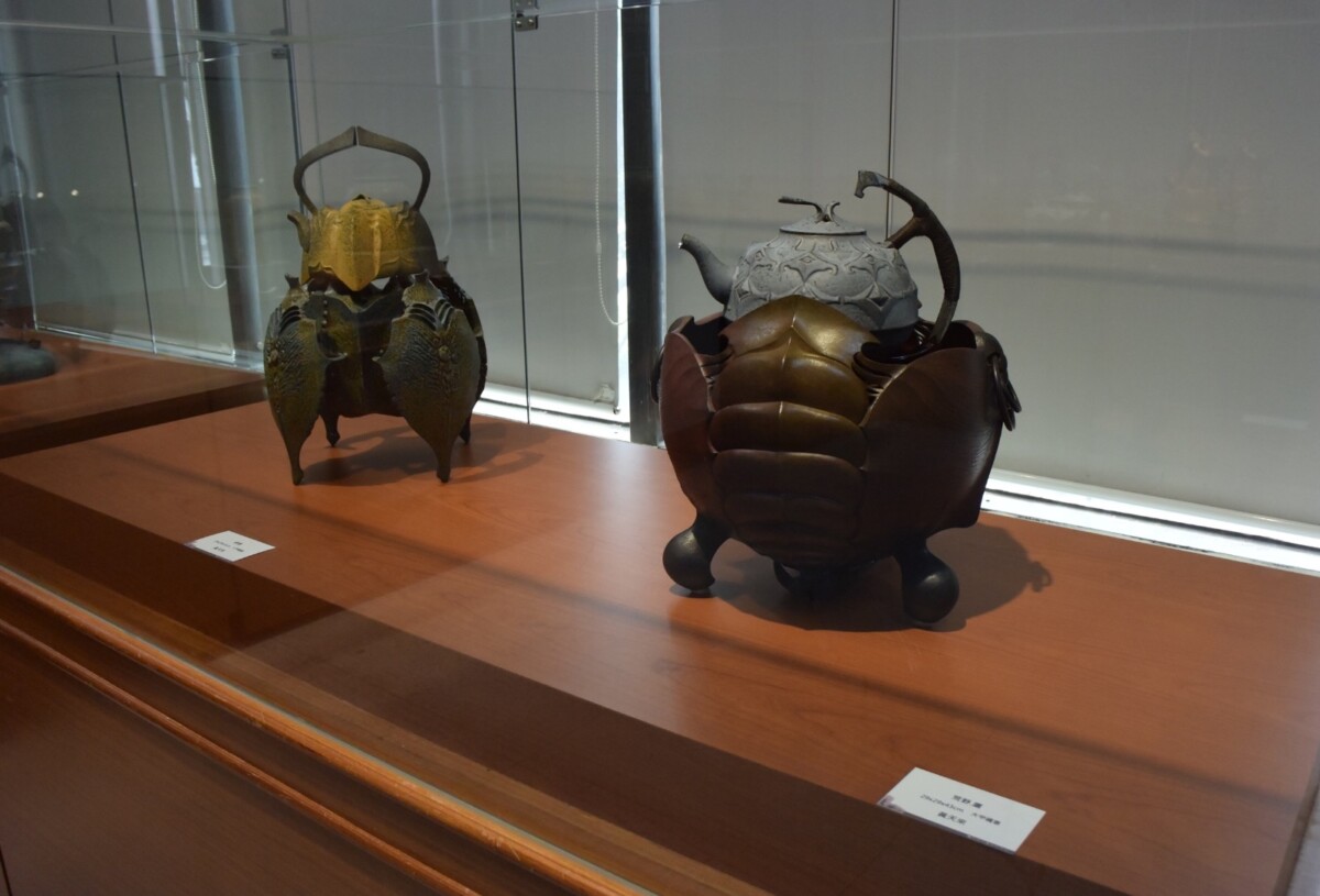 ▲黃天來藝師大甲鐵壺作品。(圖/記者顏淑娟翻攝)