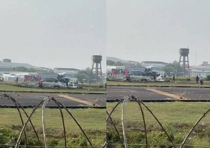 T-34C型教練機意外墜毀　軍方停飛加強檢查展開調查