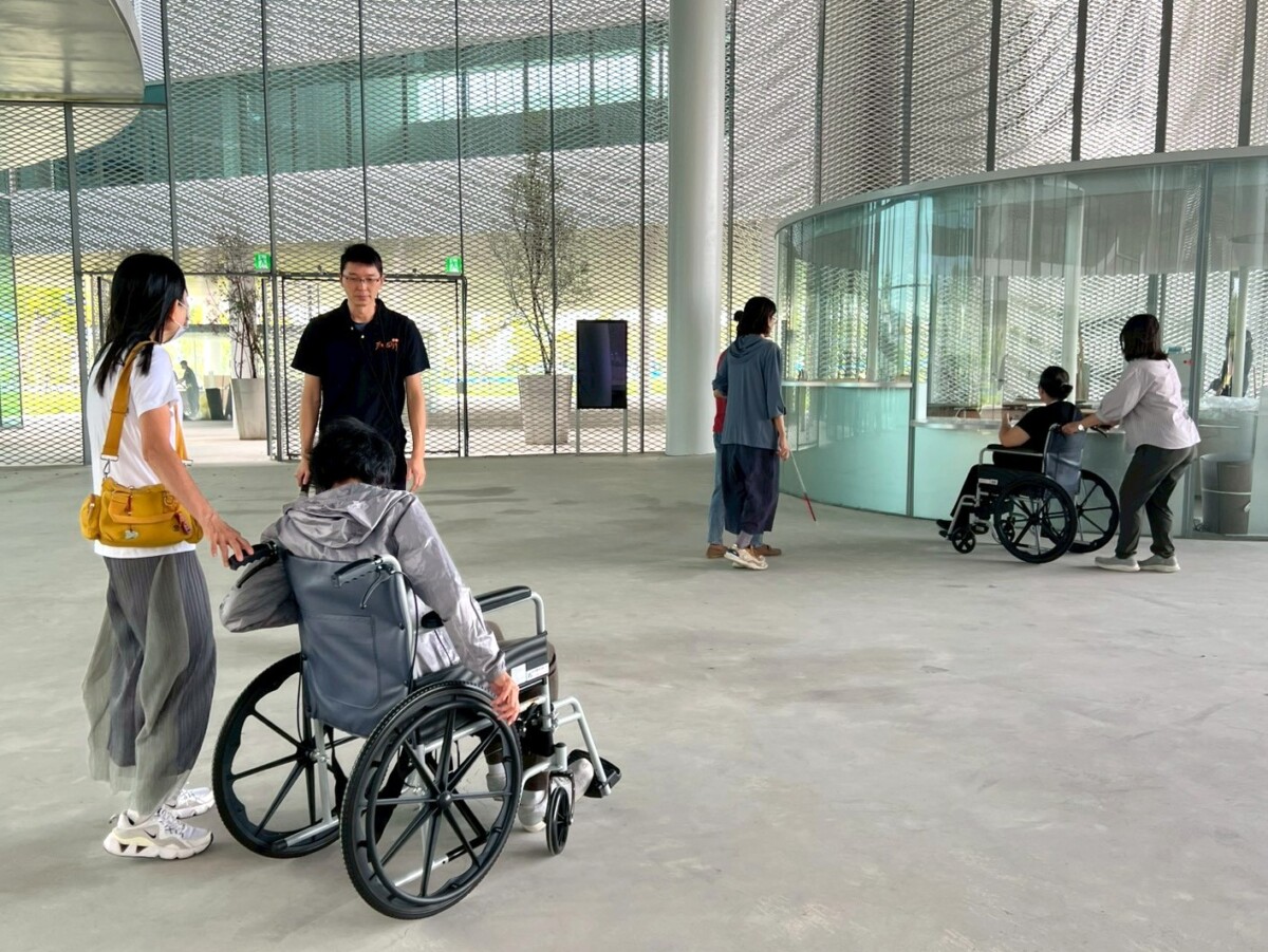 ▲中美館新增「無障礙服務」的導覽選項，規劃更友善且共融的參觀環境。(圖/台中市立美術館提供)