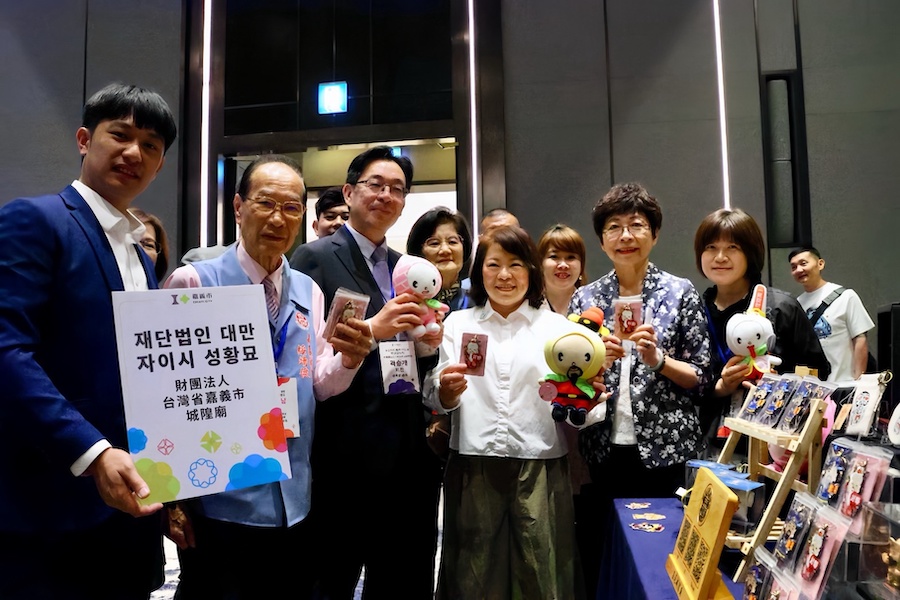 勇媽市長黃敏惠帶領「嘉義隊」到韓國拚國際觀光客來嘉旅遊，已吸引韓國旅遊業界高度關注。（圖/嘉義市政府提供）