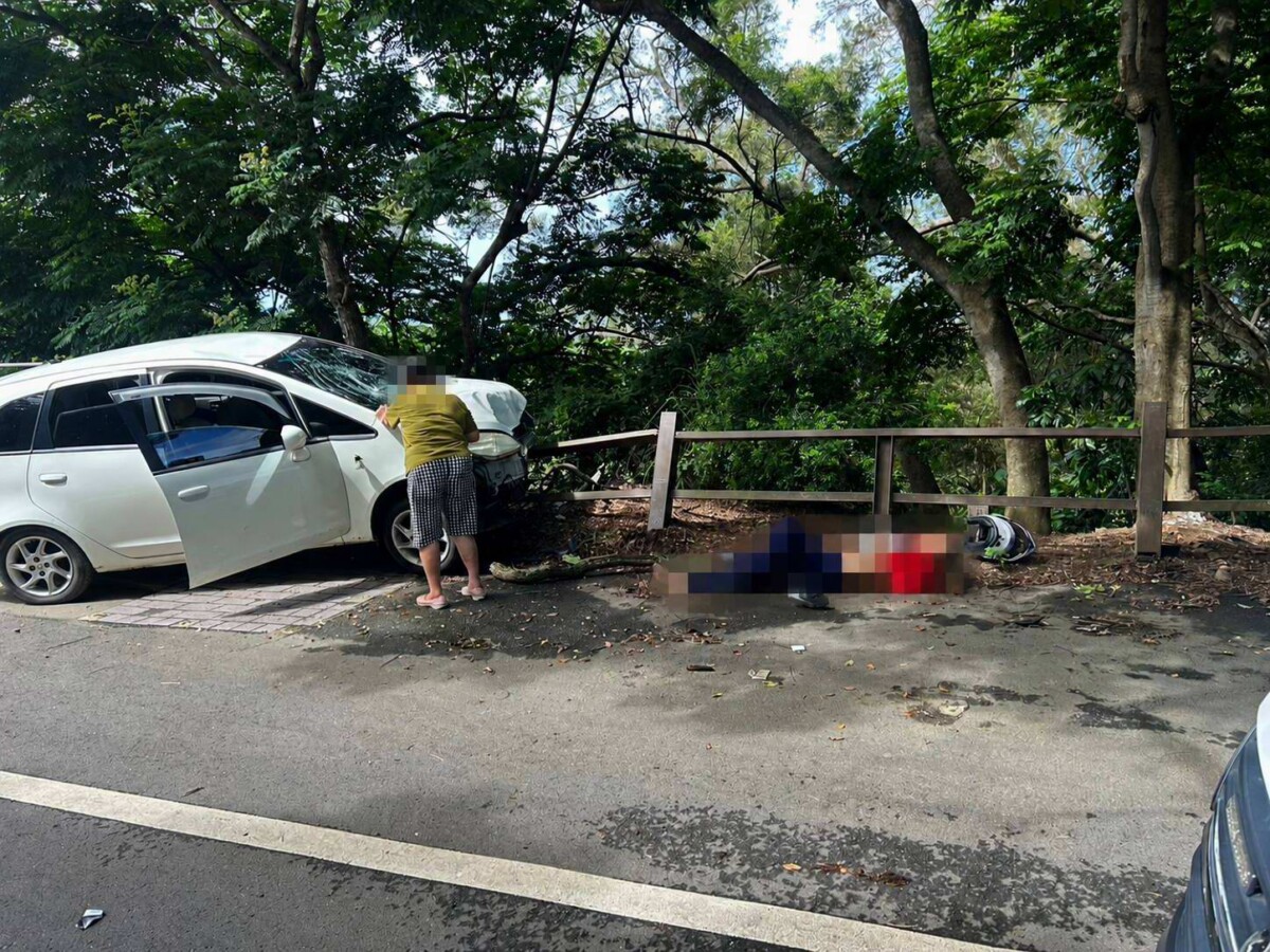高齡婦駕車失控？139線跨線撞擊　騎士重傷送醫