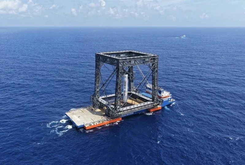 中國長征十號乙首秀網系回收成功　挑戰SpaceX火箭霸主地位