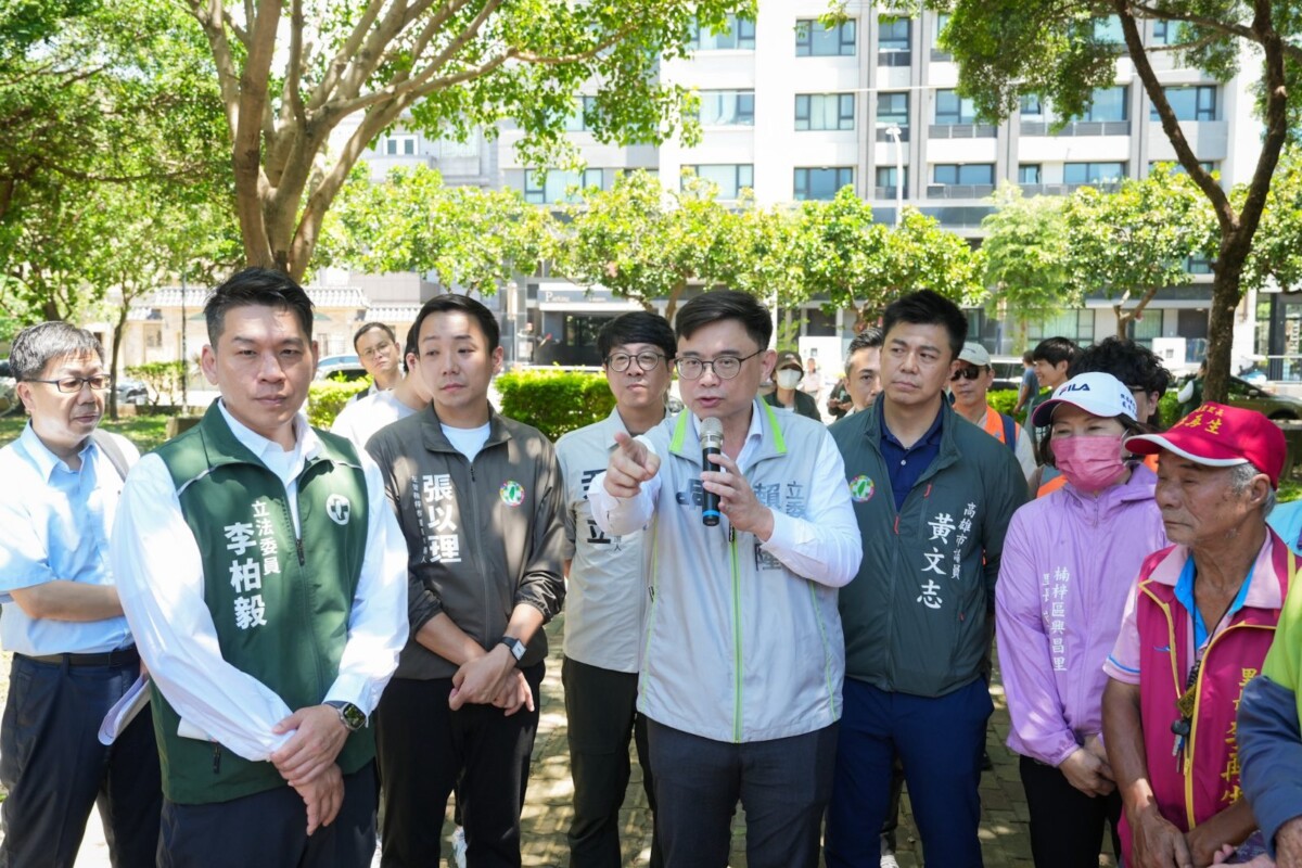 ▲賴瑞隆出席防洪考察了解推動情形。(圖/賴瑞隆委員辦公室提供)