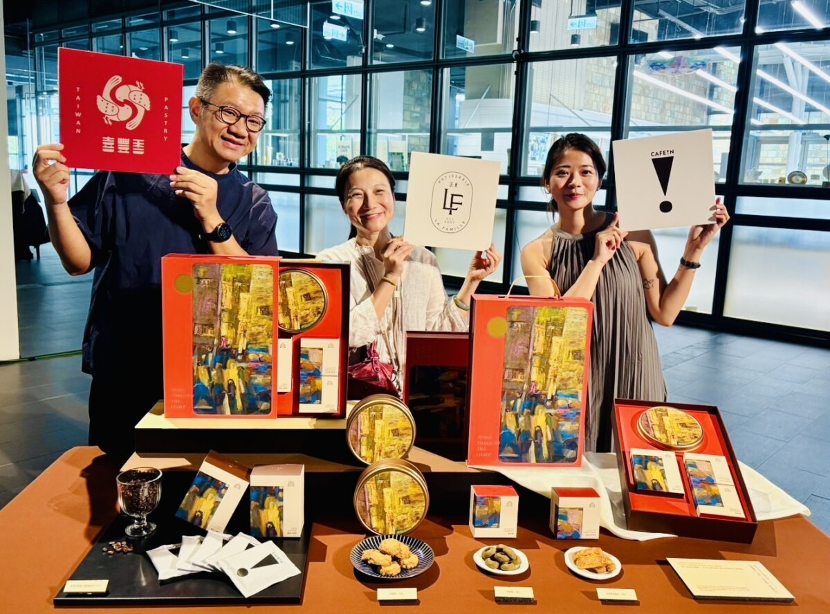 ▲聯名禮盒《月夜》集結三家在地品牌共同打造,融合法式甜點、台灣糕餅與精品咖啡,展現豐富層次。(圖/記者顏淑娟攝)