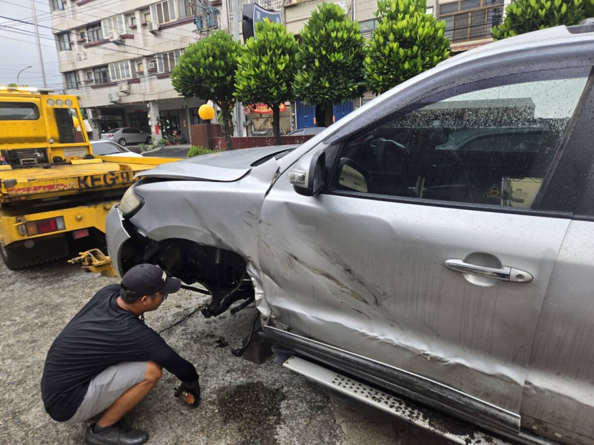 SQ07258 1移工毒駕撞爛車輛遭送辦