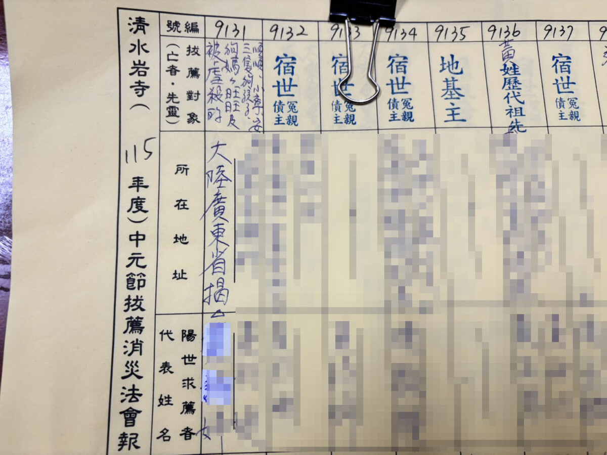 SQ07297 8清水岩寺中元法會爆紅