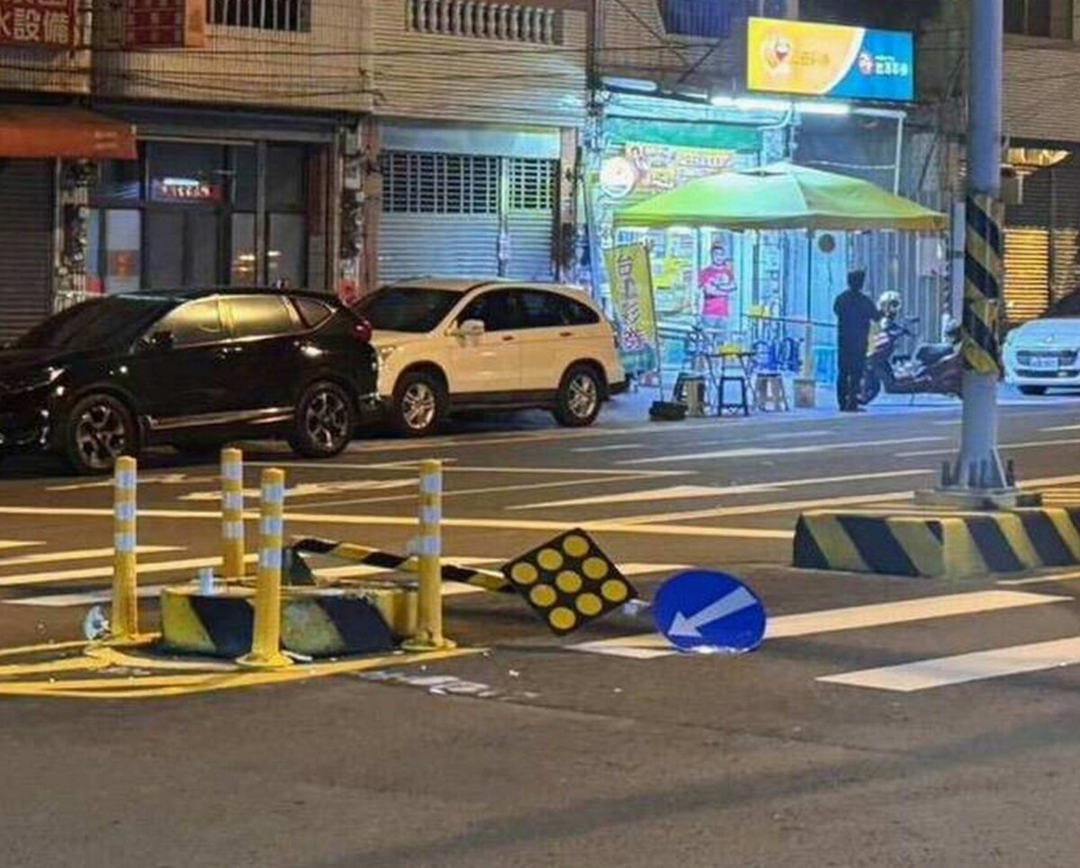 SQ07314 2全台最衰彰化市彰南路庇護島遭撞17次