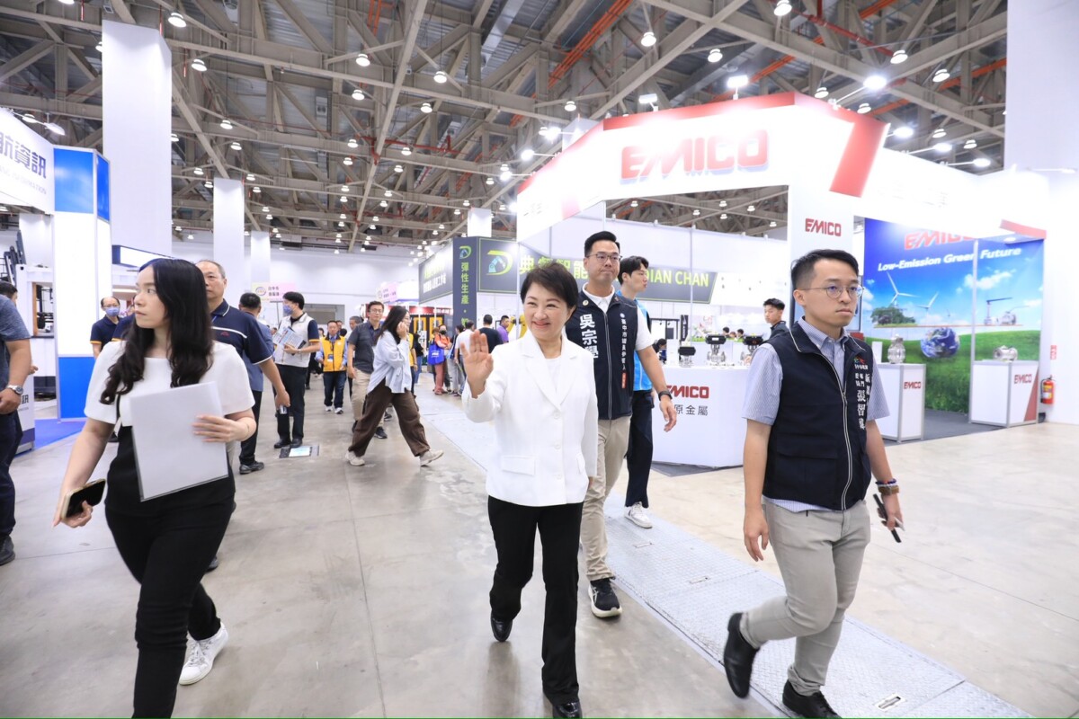 ▲盧秀燕指出,台中國際會展中心提供現代化專業展覽空間,讓中部大型產業展覽全面升級。(圖/記者顏淑娟翻攝)