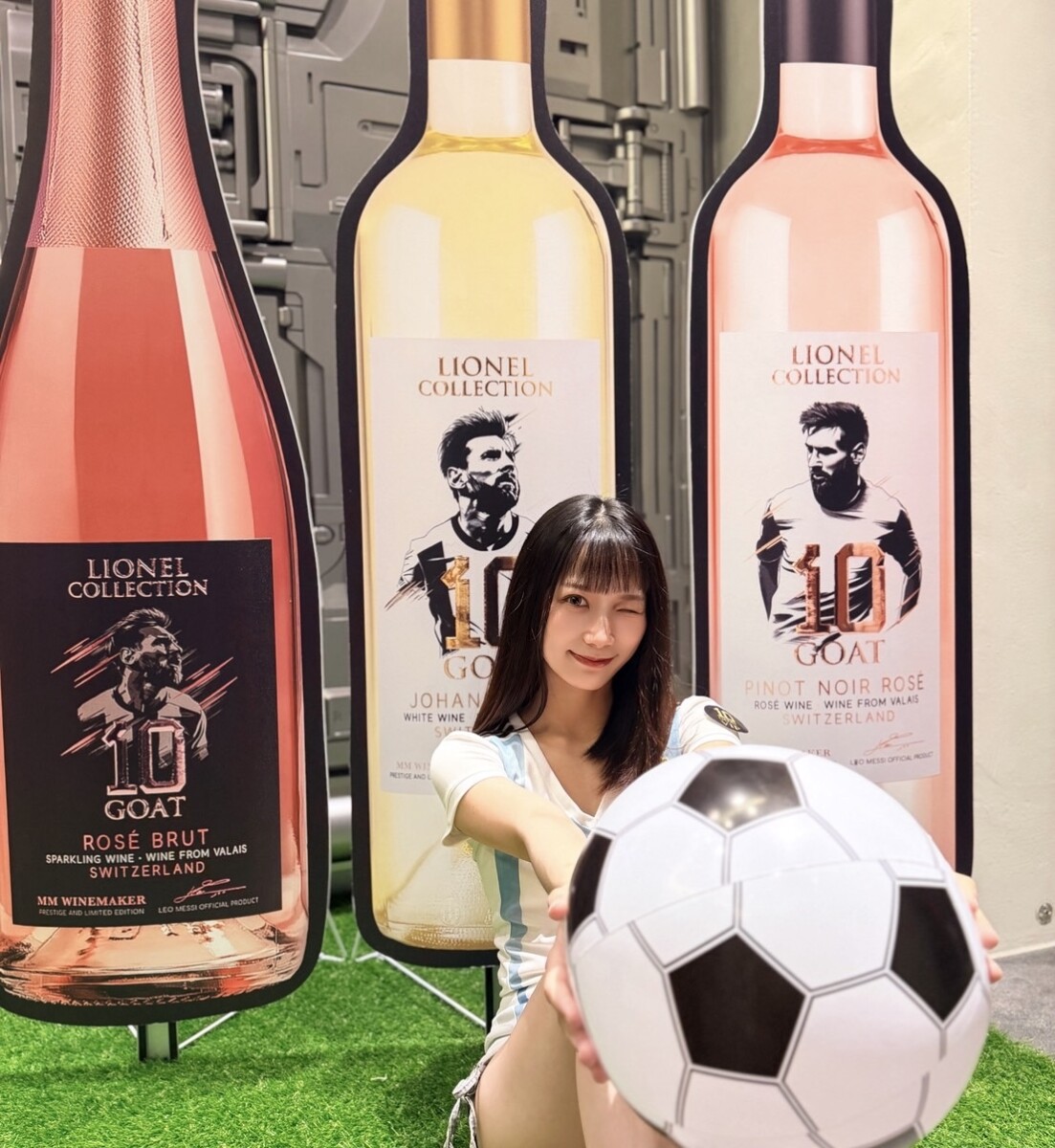 ▲鑫羿文創取得台灣獨家代理「Lionel Messi 10 GOAT系列酒款」即日起開放預購(圖/業者提供)
