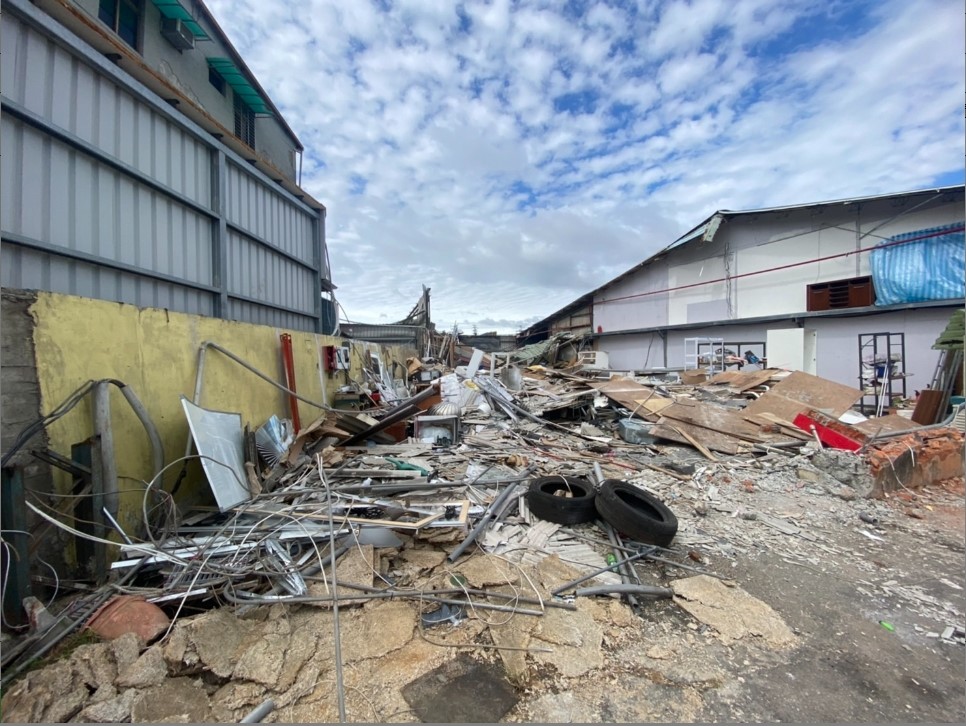 土城永豐路違法賭場鐵皮違建 +拆除後
