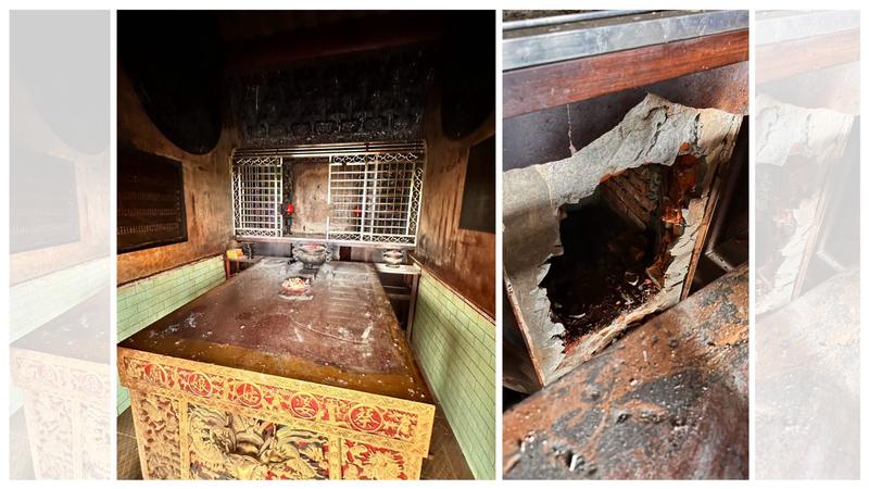 台南市蔡婆姑娘廟神像離奇失蹤！地主勝訴拆廟還地　神龕遭鑿洞挖出遺骨