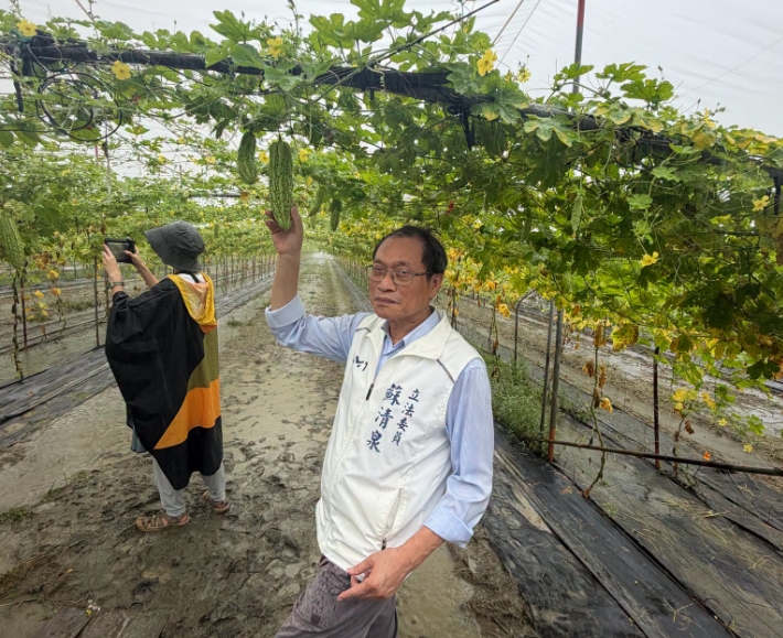 蘇清泉指萬丹麟洛大排堤防是豆腐工程 為何縣府發包施工就不堪一擊