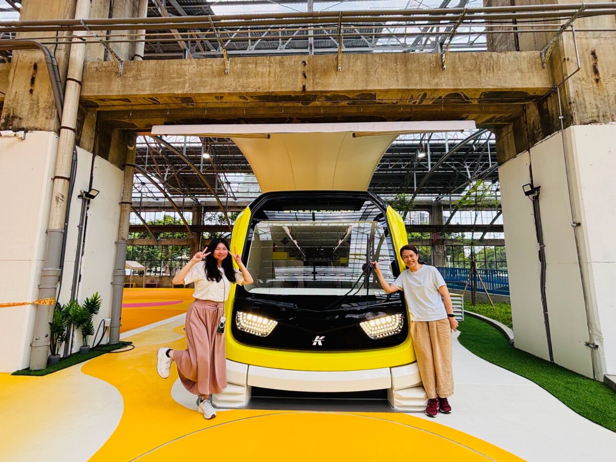 高捷黃線列車搶先看！巨型蜜柑也現身高雄親子遊樂園區