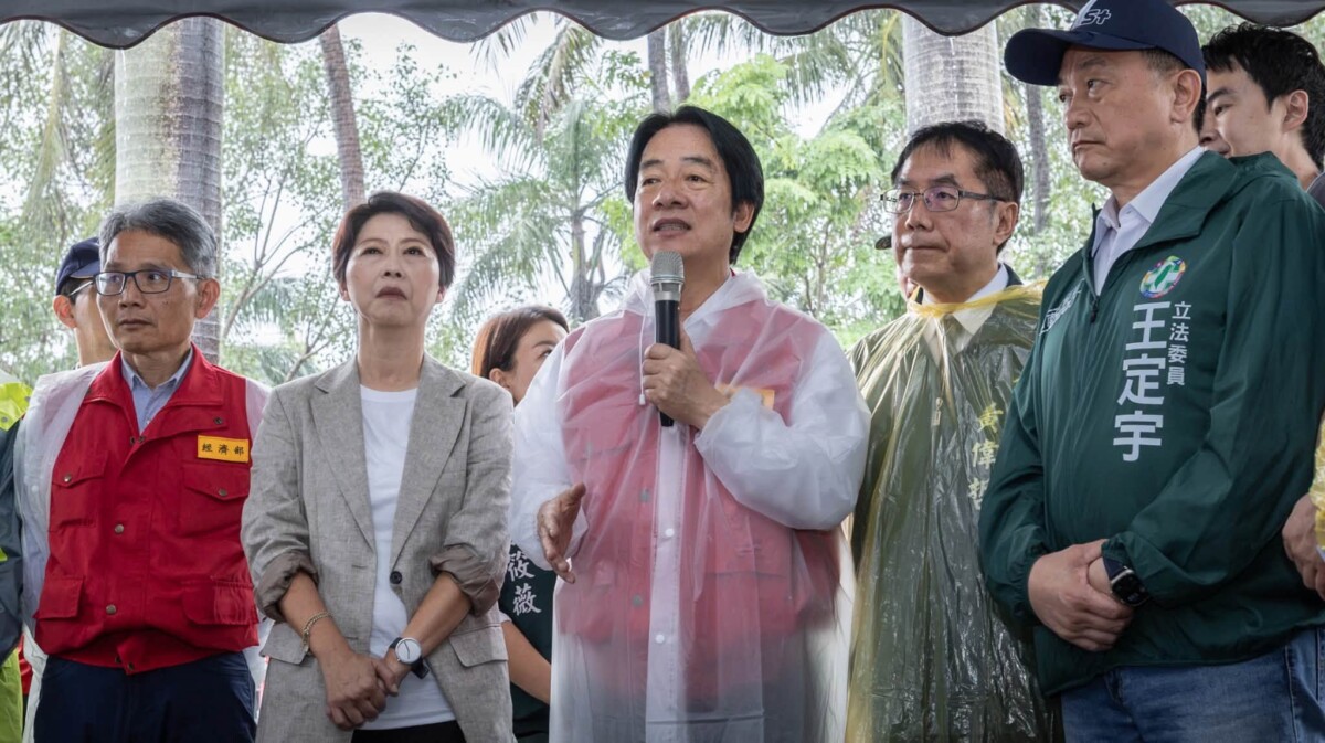 賴清德南下勘災喊話：別只看淹水批評中南部治水