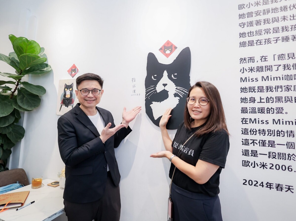 賴瑞隆驚喜現身台派咖啡廳　親嚐公益檸檬塔用行動支持友善共好