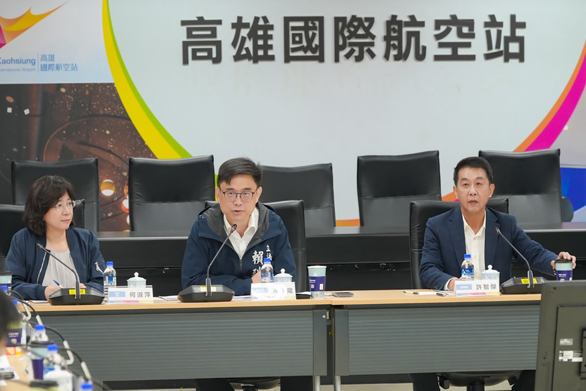 打造南方國際新門戶　賴瑞隆考察高雄機場拋三訴求　爭取運將權益與機場升級