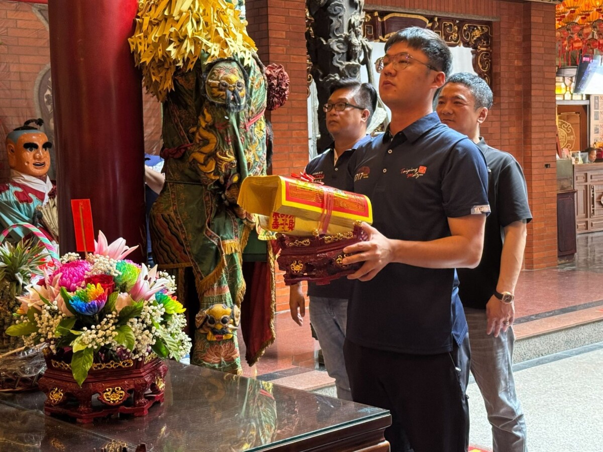 太平媽加持真的有影！刑警特考三等金榜題名專程回宮還願
