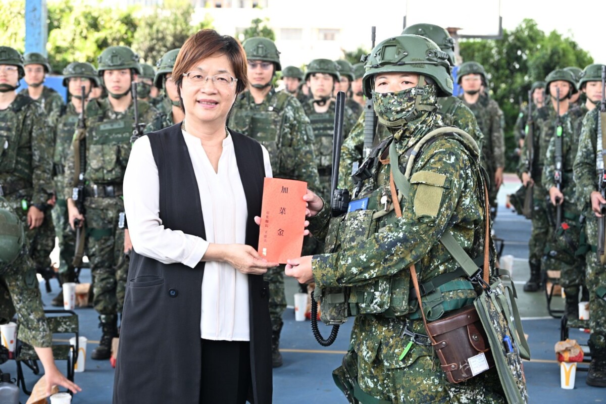 教召14天拚戰力！王惠美現身教召營區　縣府當後盾