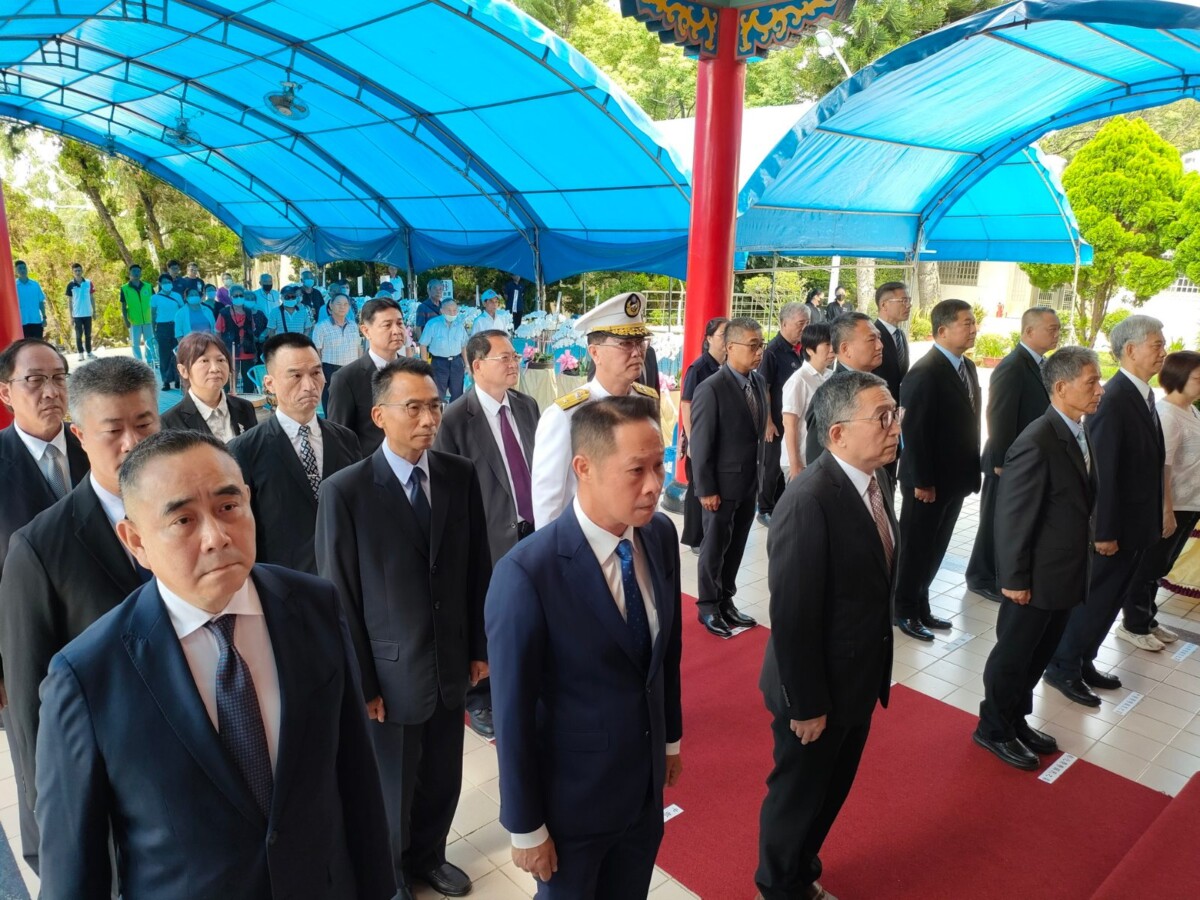 中元節追思榮民前輩　彰化忠靈塔舉行祭悼典禮
