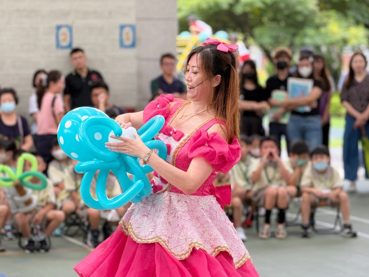 超有梗！氣球天使陪和仁小一新生玩氣球魔法