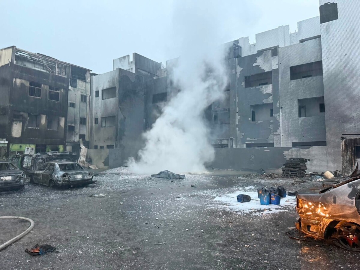 台南安南區空地鎂鋁廢土爆炸釀嚴重災情　市府說明後續處置
