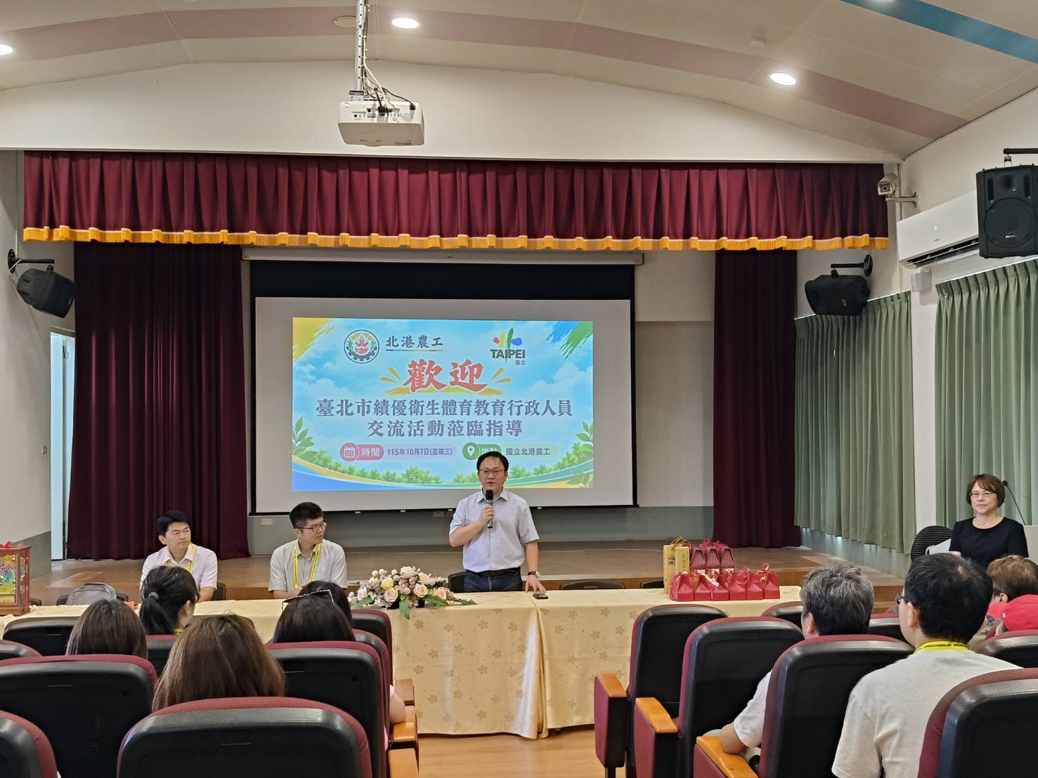 北港農工林孟郁校長分享學校經驗